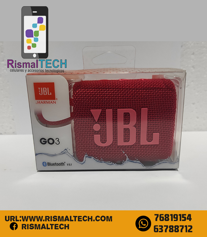 Altavoz JBL Go 3 Bluetooth Red